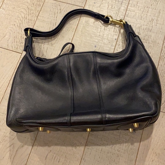 Coach Handbags - Coach Black Leather Hobo Bag